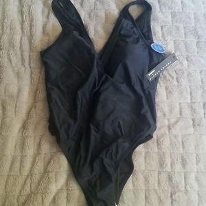 Ashley Graham Blk Bathing suit Size 14